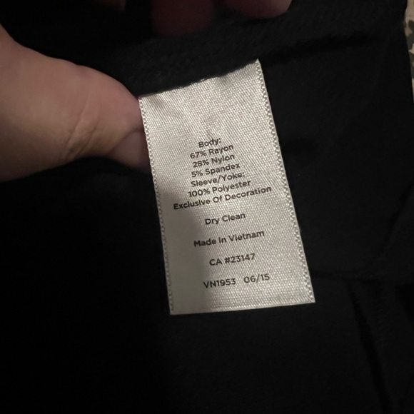 Talbots - Black Polka Dot Dress - Size 6 - Picture 7 of 9